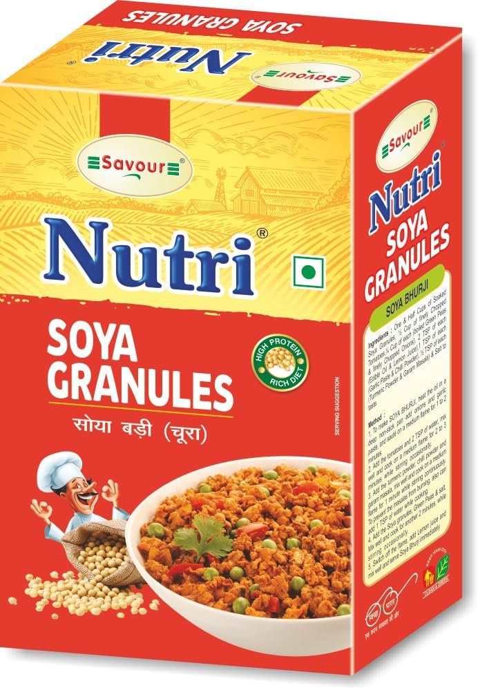 Nutri Soya Granules 200 Grams Box Pack of 6