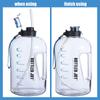 ALINK 15 inch Extra Long Reusable Clear Silicone Straws, 4-Pack Flexible Straws for 1 Gallon Water Bottle, Wine Bottle, 128 64 oz Tumbler with Cleaning Brush view 4