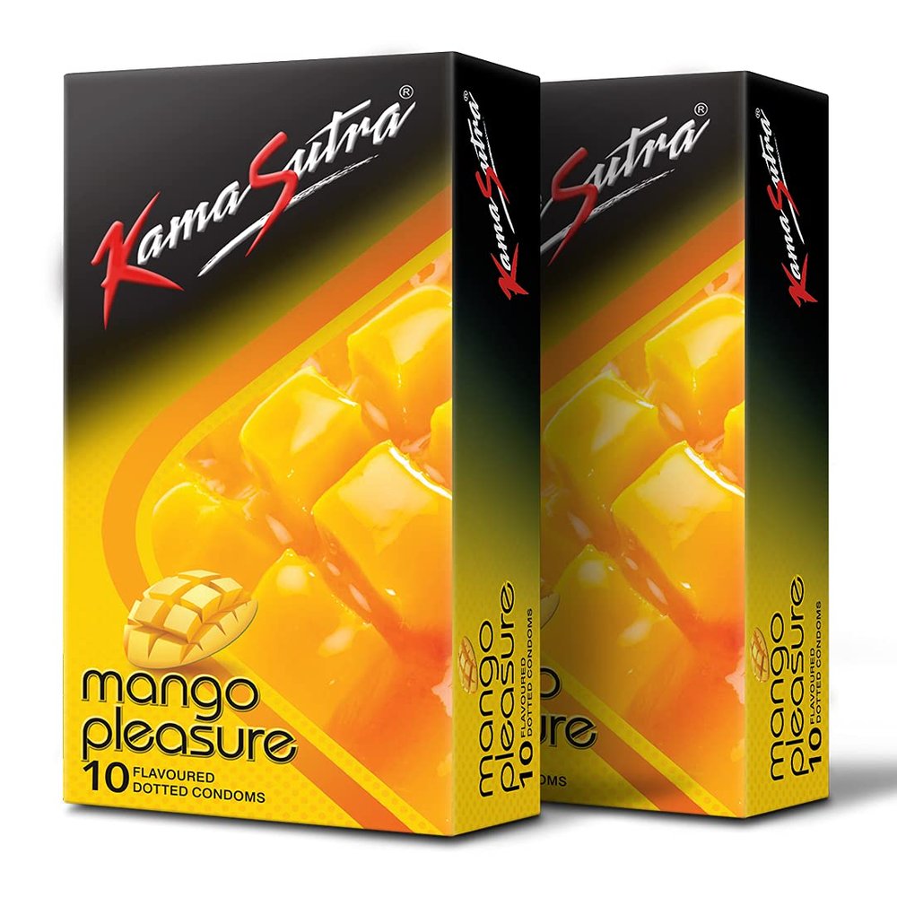KamaSutra Mango Flavored Condoms for Men 20 Count