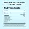 PROMUNCH Soya Crunchies | High-Protein | Healthy | Pack of 1, Flavour: Cheese & Onion, 270g view 2