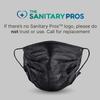 GreatDio Black Disposable Face Mask | Protective 3-Layer Breathable Comfortable Nose/Mouth Coverings for Home & Office | Elastic Ear Loop 3-Layer Safety Shield for Adults/Kids | Pack of 100 view 4