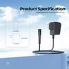12V Shaver-Charger Cord Fit for Braun-Series 3 7 9 5 1 Electric Shaver Razor Trimmer 3040s 340s 310s 720s-4 790cc 760cc 740s 9290cc 9090cc 9385cc 370 720 760cc 790cc 7865cc 9330s 5018s 7020s view 3