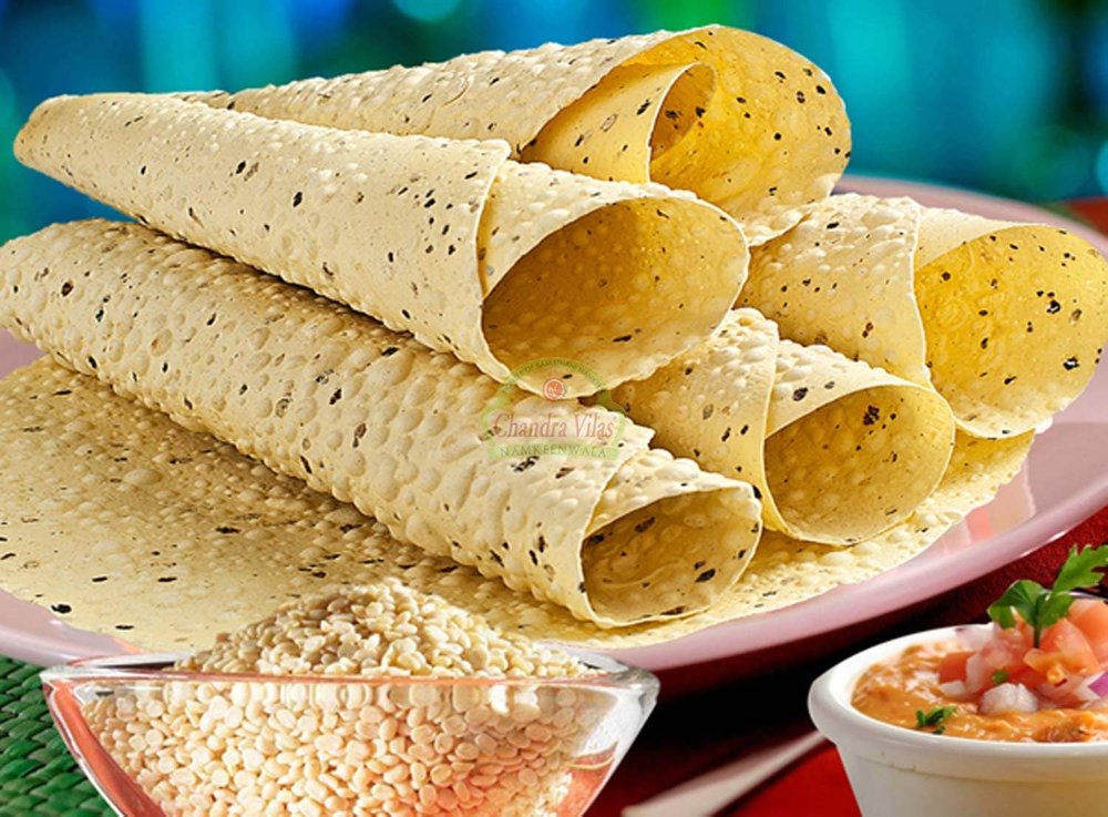 Kten SINCE 1984 TASTY FOOD... HEALTHY MOOD! Papad 2 Udad, 2 Punjabi 200 gm each (200gm*4pcs) With air tight container