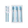 ORACURA Sonic Electric Toothbrush Heads for SB100 & SB200 (Blue, Pack of 3)  Soft DuPont Bristles, Flexible Design, Prevents Tooth Abrasion, Thorough Cleaning view 1