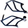 Meenu Arts Heavy Guage NS 200 Leg Guard with Frame Sliders (Black) view 1