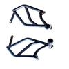 Meenu Arts Heavy Guage NS 200 Leg Guard with Frame Sliders (Black) view 2