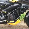 Meenu Arts Heavy Guage NS 200 Leg Guard with Frame Sliders (Black) view 4