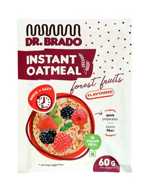 Frubert High Fibre Instant Oatmeal- Forest Fruits- 240gm- Pack of 4