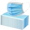 ibulet Surgical mask pack of 100 pieces Disposable Masks 3 ply layer with nose clip Use and Throw Masks Pack of 100 Pcs view 1