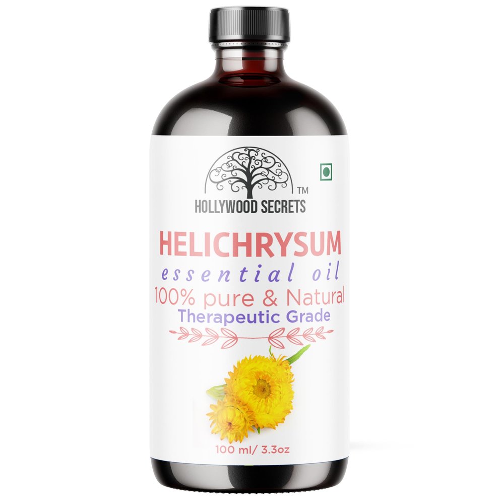 Hollywood Secrets Pure Helichrysum Essential Oil Therapeutic Grade 100ml