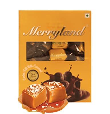 GODKA Merryland Chocolate Box - Center Filled With Caremal Flavour Chocolate (60 Pcs In Box) ,900 Gm