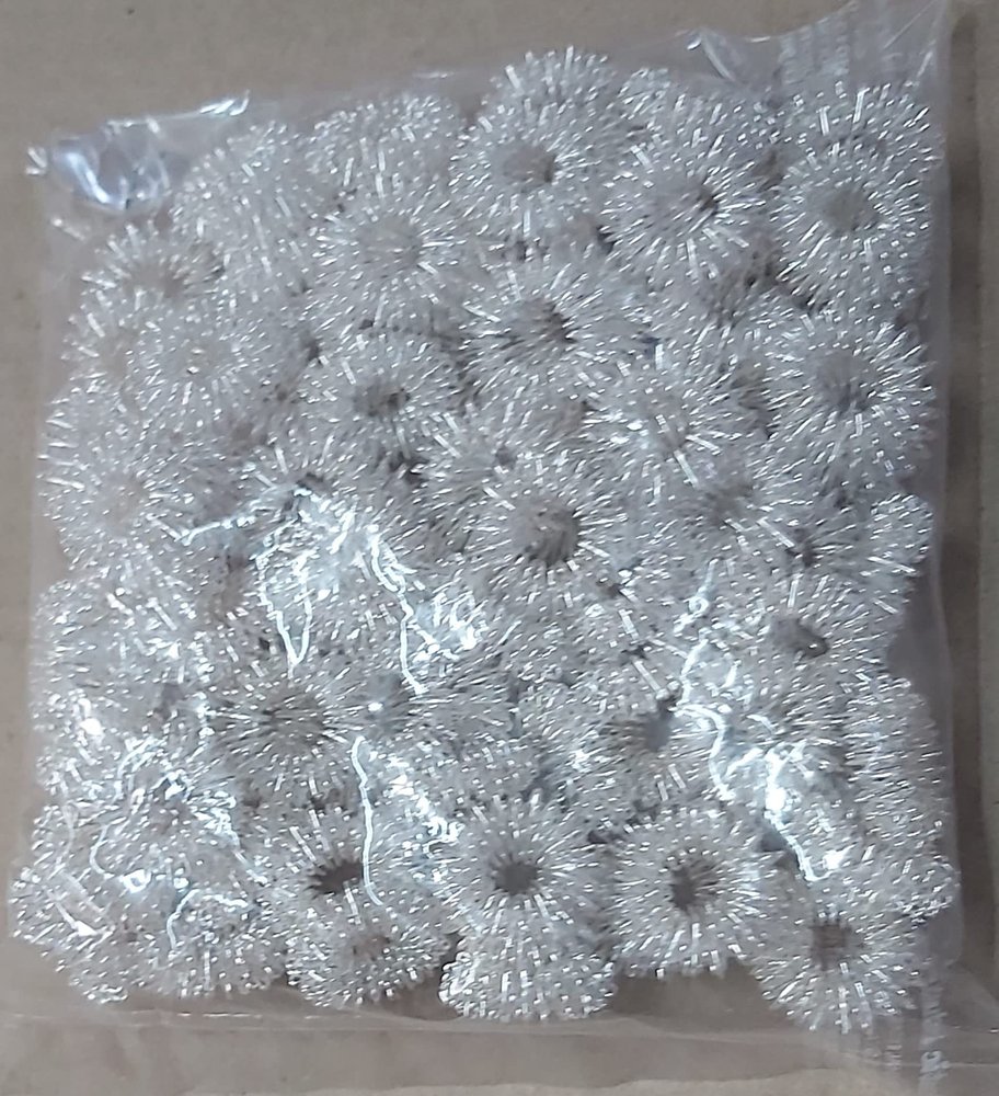 Acupro Health Care System Acupressure / Sujok Ring Best Silver Finger Massager - 100 Pieces Packet