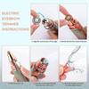 DREWIT STAR Portable Eyebrow Trimmer for Women, Face, Lips, Nose Hair Removal Electric Trimmer with Light, Facial Hair Remover for Women - Rainbow Colour view 3
