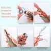 DREWIT STAR Portable Eyebrow Trimmer for Women, Face, Lips, Nose Hair Removal Electric Trimmer with Light, Facial Hair Remover for Women - Rainbow Colour view 4