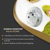 9Dzine Rainbow Moonstone Palm Stone, Rainbow Moonstone Soap, Meditation Natural Crystal Rainbow Moonstone Oval Shape Palmstone for Reiki Crystal Healing (White) view 2