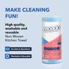 Mondo Kitchen Wipes for Cleaning (1 Ply, 80 Pulls) | Pack of 2 Kitchen Rolls | Washable & Reusable Tissue Roll for Kitchen | Soaks Oil Spills Quickly | Kitchen Cleaning Wipes | Kitchen Roll Reusable view 4