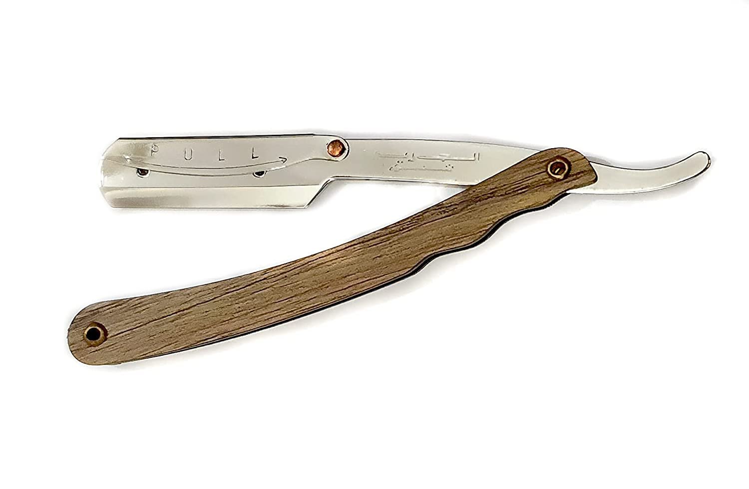 Fortive Gentleman Professional Stainless Steel Straight Edge Shaving Barber Razor For Men Salon