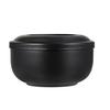 Beaupretty Stainless Steel Shaving Bowl Men Shave Soap Cup Heat Insulation Shaving Foam Bowl Dish Deep Size Shaver Razor Cleansing Foam Mug with Lid for Barber Home Black view 1