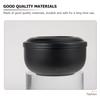 Beaupretty Stainless Steel Shaving Bowl Men Shave Soap Cup Heat Insulation Shaving Foam Bowl Dish Deep Size Shaver Razor Cleansing Foam Mug with Lid for Barber Home Black view 3