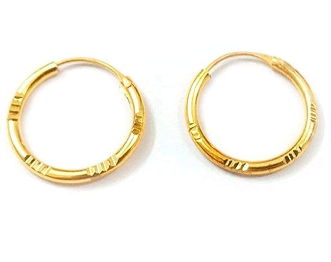 fashion accessories Earring Yellow Gold Earrings for Women & Girls