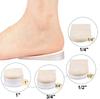 4 Layers Height Increase Insoles,Adjustable Orthopedic Heel Lift Inserts, White, Large-Women's 10-13|Men's 9-14 view 2