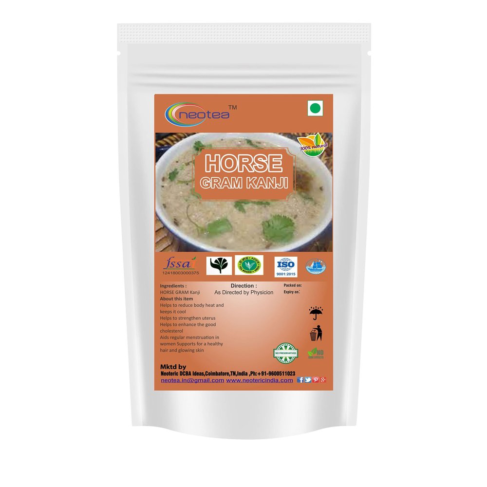 Neotea Small Millets Horse Gram Kanji Mix, 500GM  Healthy, Nutrient-Rich, High-Protein, Fiber-Rich, Ideal for Traditional South Indian Drink, Vegan & Gluten-Free
