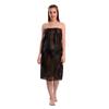 MSIU-Women Non-Woven 25 GSM Disposable Spa Massage WAXING, Body Massage Gown Color-Black Pack of 20 view 1
