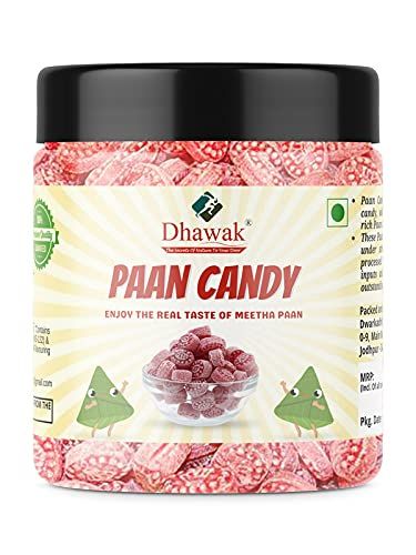 Dhawak Paan Candy| Dry Sweet Paan Candy| 300gms |Jar Pack|
