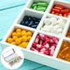 2Pcs Weekly Pill Organizers Stainless Steel Pill Case Box Compartment Container Useful Acessories view 3