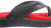 ACS unisex adult Acupressure Relaxation De Stress Pain Relief & Total Health Care Magnetic Acm Foot Wear Flip Flop Red Black view 3