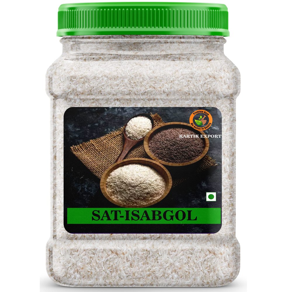 Kartik Export Sat Isabgol Bhusi, Psyllium Husk [ Fiber Supplement, Perfect for Keto Bread and Gluten Free Baking ], 250 Gram
