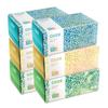 Coze Face Tissue Box (2 Ply, 200 Pulls) | Pack of 6 Assorted Coloured Boxes | 100% Skin-Safe, FDA Approved, OBA Free | Sleek Tissue Box for Car, Bathroom, Bedroom, Office | Car Tissue Paper Box view 1