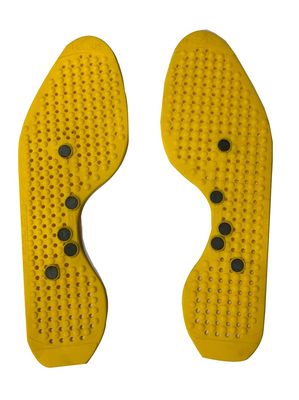 ACM Plastic Shoe Sole Regular, Set of 1 Pair, Yellow