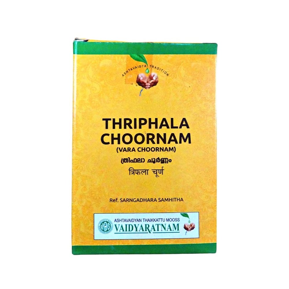 Triphala Choornam (Triphala Powder/Vara Choornam) - Pack of 4 (50g each) | AyurVenue.com