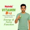 Nutrela Vitamin B12 Biofermented Plant Based Supplement for Men & Women with Moringa and Aloevera Extract - 30 Veg Capsules view 2