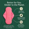 FabPad Reusable Cloth Sanitary Pads for Women - Pack of 8 | Ultra Soft, Leak-Proof, Eco-Friendly, Washable Menstrual Pads with Carry Pouch | Day & Night Use view 4