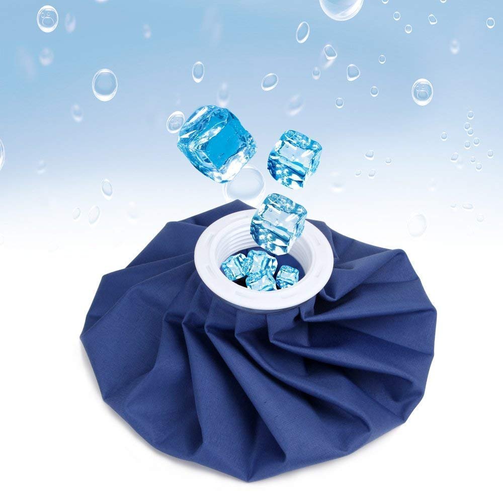 4beauty Therapy Ice Cold Pack Reusable Ice Bag Hot Water Bag for Injuries, Hot & Cold Therapy and Pain Relief(Ice Bag multi colour 9")