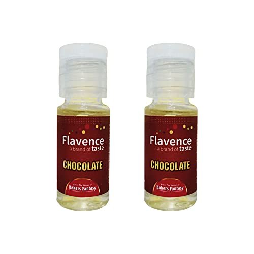 Bakers Fantasy Flavours/Essence (Water Soluble) Chocolate (20ml) (Pack of 2) 40ml