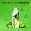 MuscleBlaze Liquid L-Carnitine PRO (Key Lime, 450ml) | 3300mg L- Carnitine |Triple Strength Formula view 3