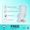 Flyira Premium 100% Pure Organic Cotton Sanitary Pads XXL (Pack of 1-11 Pads) For Women | Ultra-Absorbent & Super Soft | Rash Free Organic & Natural Pads made for Heavy Flow view 3