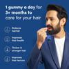Man Matters Biotin Hair Gummies | 120 Days Pack | No Added Sugar | Enriched with Biotin Vitamin A, C, E & Zinc | Keeps Hair Healthy & Strong |100% Vegetarian view 2