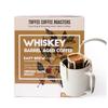 Toffee Coffee Roasters | Easy Brew (Hot Brew) Coffee | Single Malt Whiskey Barrel Aged Grounded Coffee | Pack of 12 Sachets | Easy to Brew Pour Over Coffee | Medium Dark Roast | Notes: Fine malt & Green Apple view 1