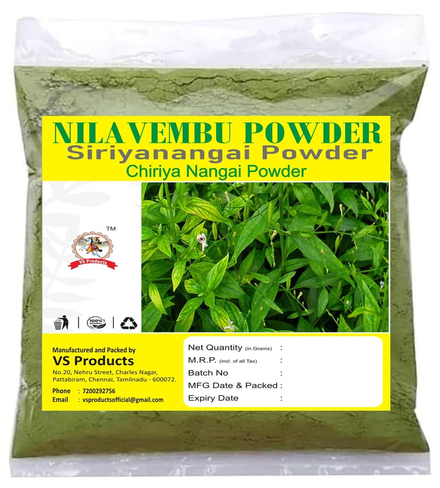 VS Products Chiriya Nangai Powder, 150g, Siriyanangai, Kirayat, Nilavembu, Nelavepu, Kariyat Powder, (pack of 1 x 100g, pack of 1 x 50g)