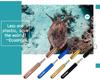 ANAB GI 4 Pack Portable Reusable Metal Straw Collapsible Stainless Steel Drinking Straw Telescopic Straw to Drink Water Smoothie . ?Black & Rose Gold & Blue & Gold? view 3