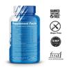 Belgium Nutrition Bulk Gain Mass & Weight Gainer Capsule for Fast Weight & Muscle Gain, Daily Muscle Building Weight Lifters Supplement for Muscle Growth, Stamina & Strength-60 Cap. | Free Gym T-Shirt view 3