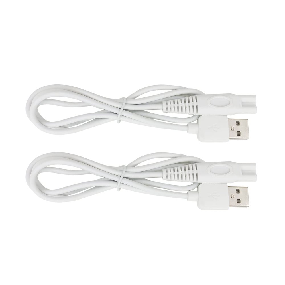 Charger Cord Replacement for Finish Touch Flawless Legs Shaver (2-Pack,White)