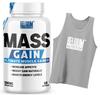 Belgium Nutrition Bulk Gain Mass & Weight Gainer Capsule for Fast Weight & Muscle Gain, Daily Muscle Building Weight Lifters Supplement for Muscle Growth, Stamina & Strength-60 Cap. | Free Gym Vest view 1