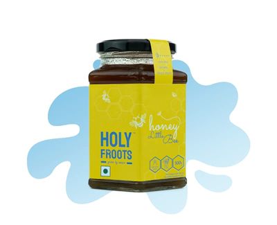 HOLYFRUITS Little Bee Honey, 330 Grams | 100% Raw, Natural, Single Origin