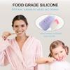V-TOP Toothbrush Head Cover, 5 Pack Silicone Toothbrush Covers Caps, Portable Toothbrush Pod Case Protector for Travel, Home and Outdoor view 3