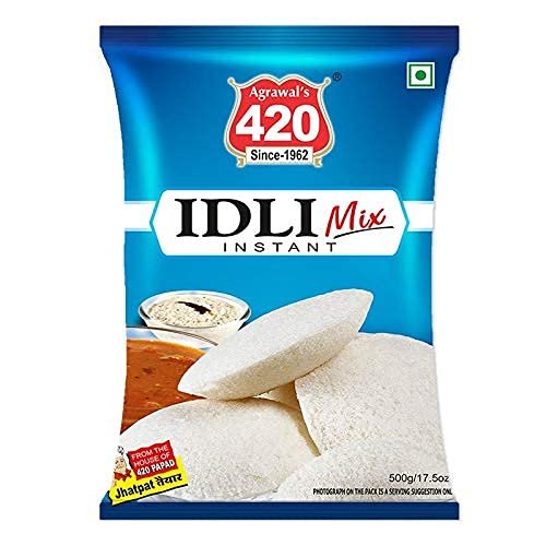 Agrawal's 420 Idli Mixes for Breckfast, Lunch and Dinner, Pack of 2 (500Gm)